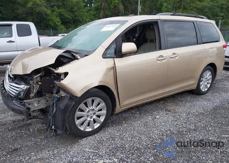 2011 Toyota Sienna Limited from USA, damaged, VIN 5TDDK3DC9BS012780